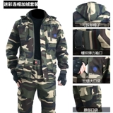 Флисовый износостойкий хлопковый антистатический комбинезон, увеличенная толщина, защита от ожогов