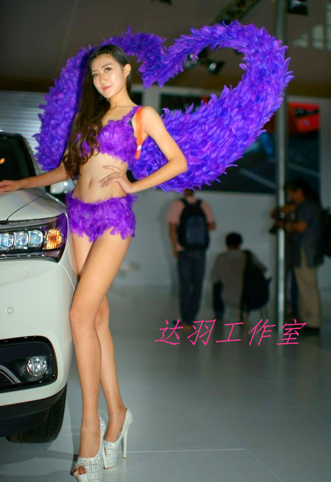 Feather Angel Wings Wei Mi Xiu đạo cụ người mẫu trình diễn sân khấu biểu diễn sân khấu lớn dành cho người lớn - Sản phẩm Đảng / Magic / Hiệu suất 	đồ hóa trang halloween phù thủy