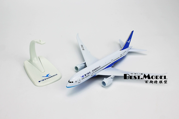 Mô hình máy bay mô phỏng hàng không trong nước Hạ Môn 787 Máy bay chở khách tĩnh Trang trí hợp kim Solid 737 Xiamen Airlines Collectibles