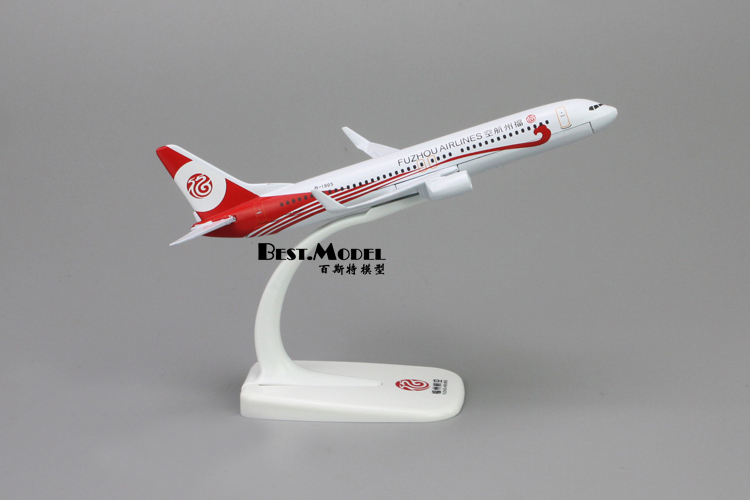 Fuzhou Airlines máy bay chở khách nội địa mô hình máy bay rắn 737-800 Fuhang đồ trang trí tĩnh dạy mô phỏng hợp kim tro choi tre em