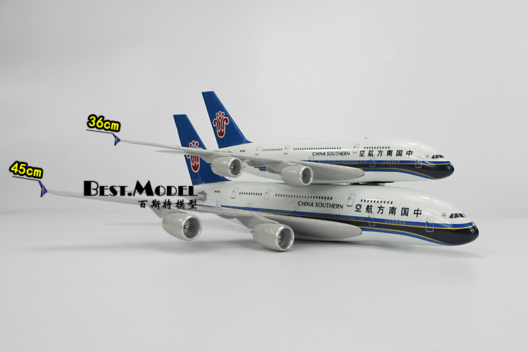 Trong nước máy bay chở khách hàng không dân dụng Southern Airlines a380 Trung Quốc Southern mô phỏng đặc biệt máy bay mô hình món quà sinh nhật đồ trang trí tĩnh đồ chơi cho bé 4 tuổi