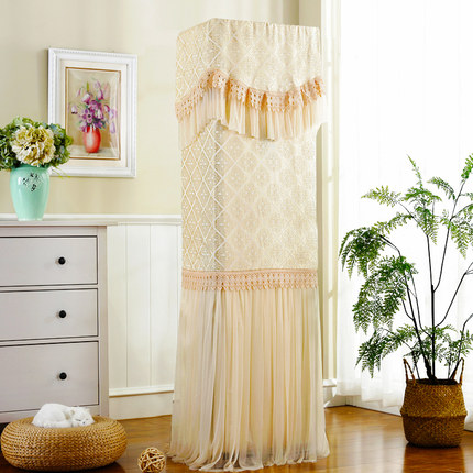 格力美的奥克斯立式空调罩蕾丝方形柜机罩大2