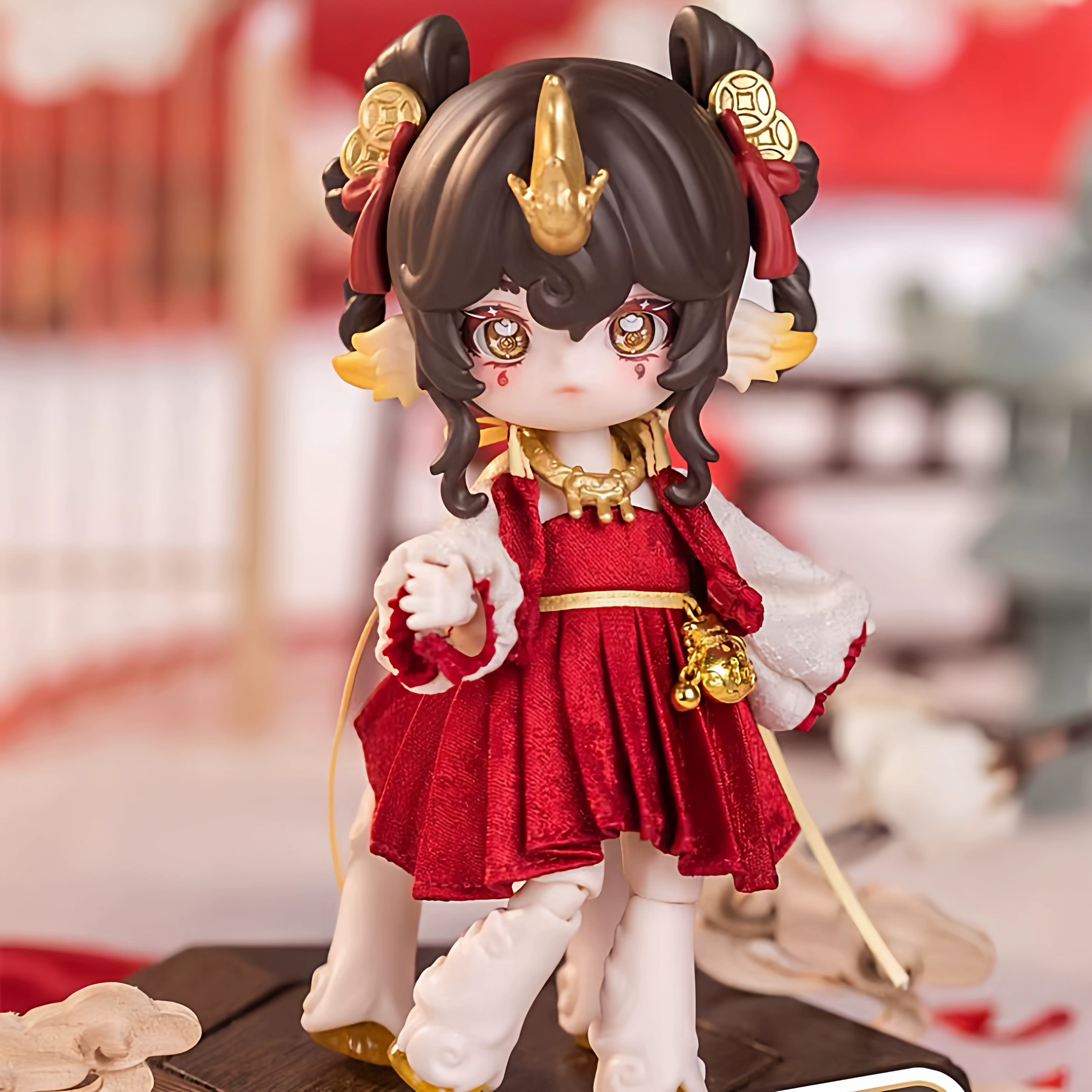 Коробка сокровищ Пенни эвкалипт-обработанная Wanling иллюстрационная серия bjD слепая коробка Год Лошади подарок на Новый год подвижная кукла конечная коробка