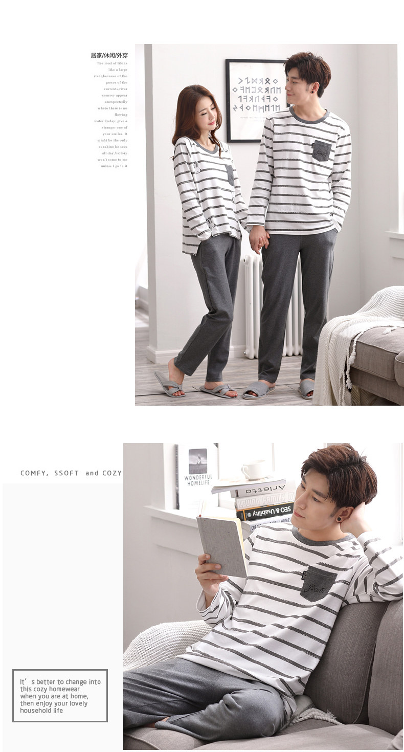 Pyjama mixte en Coton à manches longues - Ref 3006112 Image 23