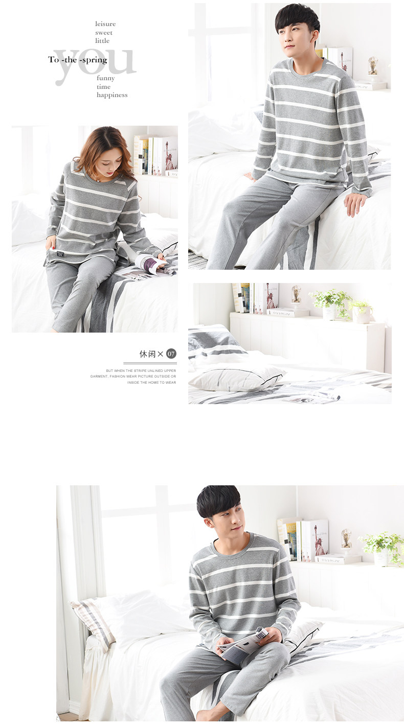 Pyjama mixte en Coton à manches longues - Ref 3006112 Image 37