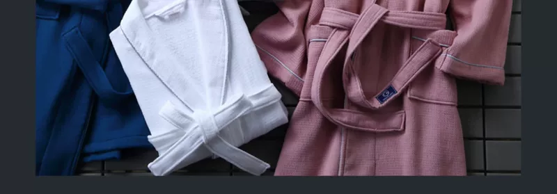 Khách sạn năm sao cotton áo choàng chất liệu khăn đôi nam nữ dày mùa thu và áo choàng dài áo choàng dài - Khăn tắm / áo choàng tắm giá khăn tắm