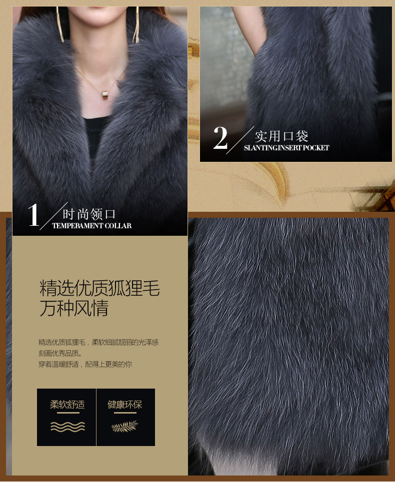 Manteau de fourrure femme - Ref 3173334 Image 11