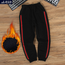 Boy Garnapping pants CUHK Scout Sports Autumn winter outwear Thickened Warm Guard Pants Plus Fattening Up Fat Boy