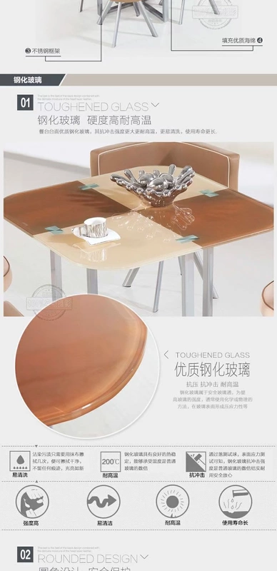 Bàn ăn kính bàn ghế ăn bàn ăn + ghế ăn bàn ghế kính bàn ăn da ghế ăn da OSL-01 kệ để tivi