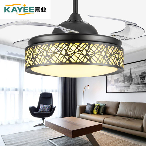 嘉业 创意鸟巢 遥控隐形吊扇灯 优惠券折后￥309包邮（￥389-80）多款可选