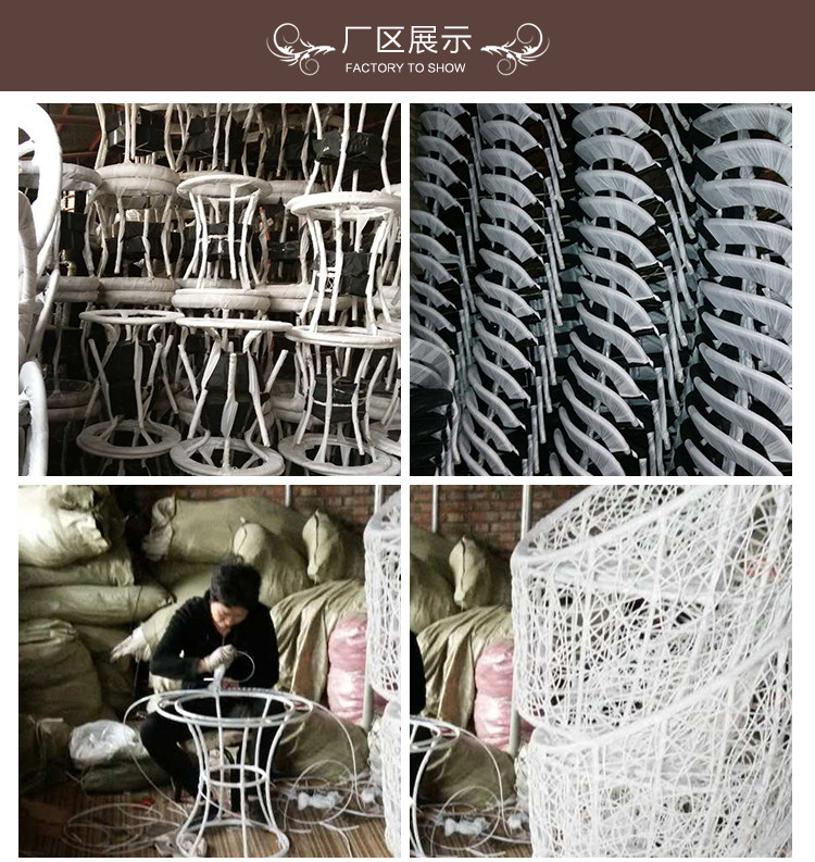 Ghế wicker ba mảnh đồ gỗ ngoài trời ghế phòng chờ ban công bảng thanh và ghế vườn mây rèn sắt dệt bảng và ghế kết hợp