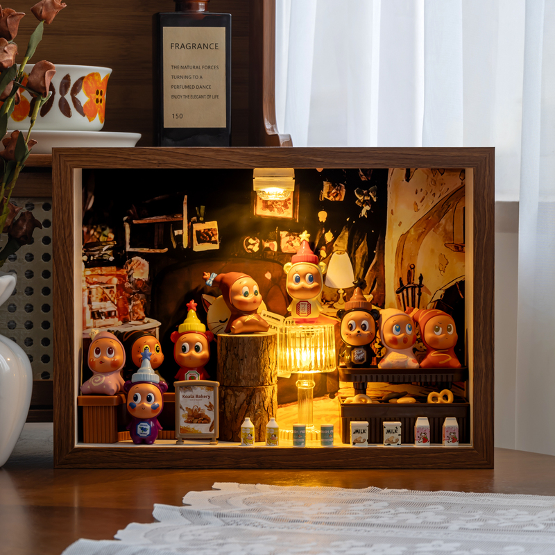 Star-Themed Blind Box Storage Box with Lighting, Dustproof Display Frame, Glass Pull-Out Frame Star-Themed Blind Box Storage Box with Lighting, Dustproof Display Frame, Glass Pull-Out Frame