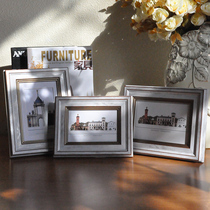 Nordic nostalgic creative photo frame swing table 5 inch 6 inch 7 inch 8 inch 10 inch 12 inch A4 hanging wall frame 8 open 4 open frame