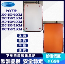 YSAKA new inflatable floating platform Floating water platform Fishing table portable magic carpet boat Fishing boat Fishing foldable