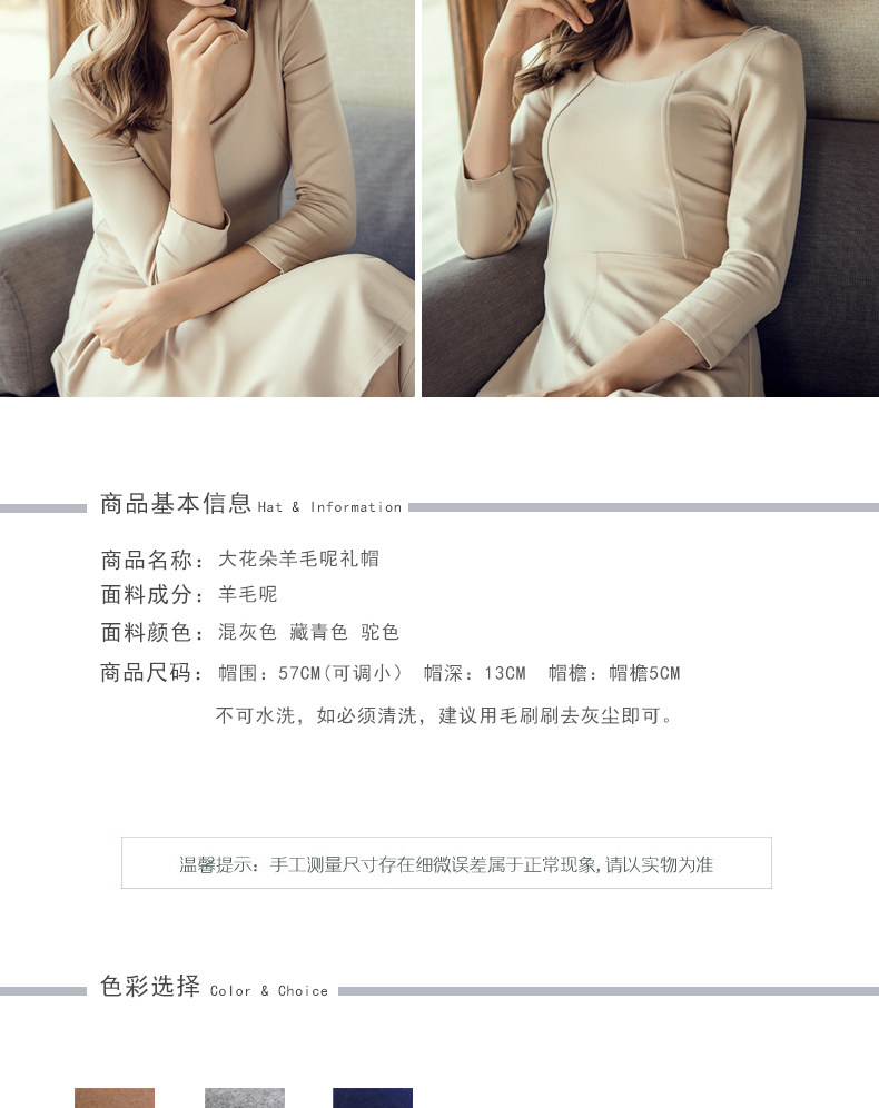 Chapeau pour femme en Poilue - Ref 3233533 Image 7