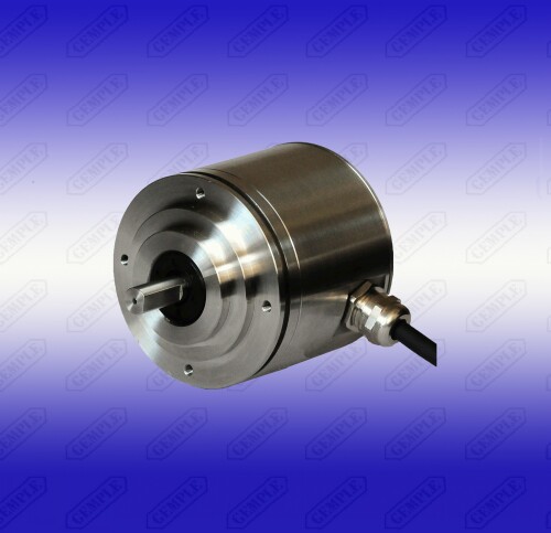 GEMPLE stainless steel true multi-turn rotary encoder modbus anti-vibration IP67 protection without screws