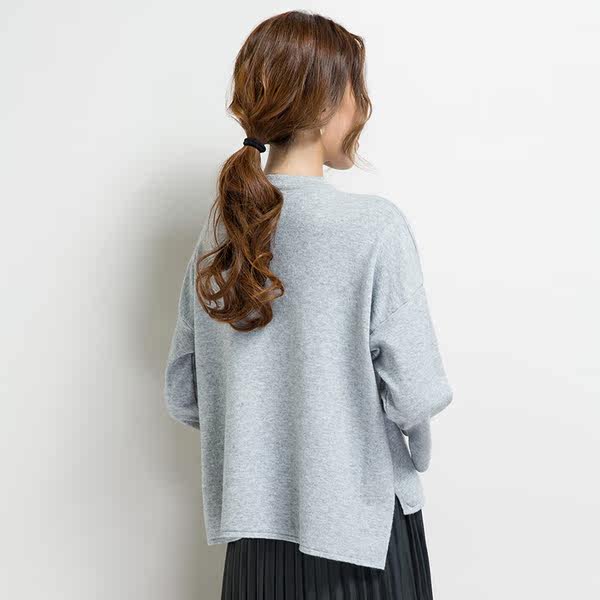 樱思 韩版 女式宽松针织衫 优惠券折后￥49包邮(￥79-30)  3色可选