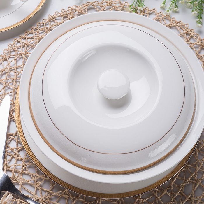 Ceramic tableware 9 inches product pot sheng 's lead - free ipads porcelain Ceramic soup pot soup bowl with cover large soup bowl