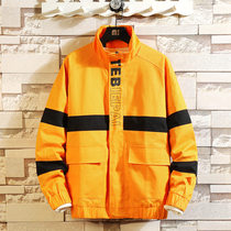 Jacket men 2021 autumn new casual jacket Japanese Tide brand loose collar work uniforms baseball uniforms handsome