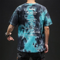 Mens boomer short sleeves T-shirt Korean version trendy loose hip hop bf wind half sleeve day student sport thin blouse