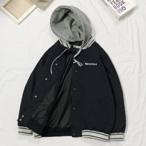 Baseball uniform jacket womens ins tide spring and autumn 2021 New Korean loose student casual Joker thin jacket