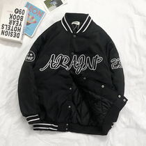 Cotton-padded clothes womens winter Korean version of loose students Harajuku harbor wind thickened pilot baseball jacket ins tide
