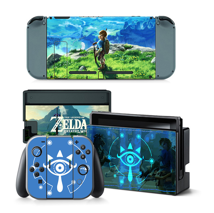 Nintendo Nintendo Switch NX NS lưu trữ phim chống trầy xước HD Zelda - PS kết hợp chân sạc type c