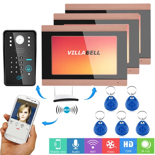 Умная беспроводная радио-няня для домашнего использования, вилла, 7 дюймов