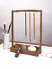 Bamboo Brush Holder, Solid Wood Brush Rack, Multifunctional Calligraphy Storage Rack, New Chinese Style Desktop Brush Holder, Brush Display Rack, Creative Study Room Four Treasures Display Rack