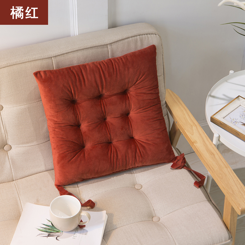 Bốn mùa thoải mái siêu mềm pha lê nhung đệm ghế văn phòng sang trọng đệm nệm sofa đệm học sinh đệm bộ đệm ghế gỗ