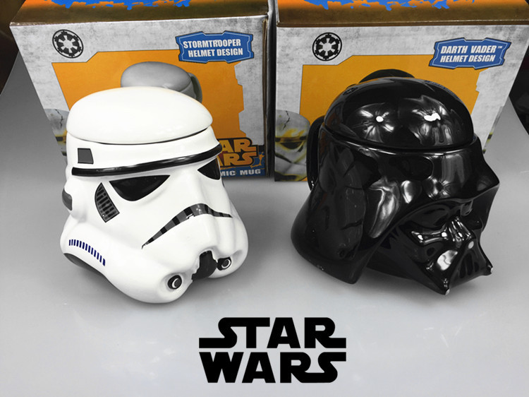 Free Shipping Star Wars Darth Vader Stormtrooper Ceramic Coffee Cup Personalized Water Cup Stylish Tea Cup