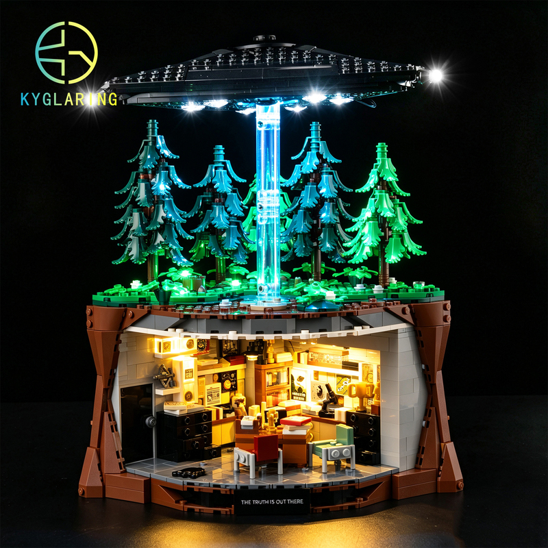Ky Lighting Is Suitable for Lego 21369 the X-Files Science Fiction Classic Led Building Block Toy Lighting Set Ky Lighting Is Suitable for Lego 21369 the X-Files Science Fiction Classic Led Building Block Toy Lighting Set