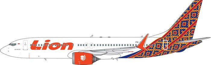 Phoenix 11493 Thai Lion Air B737 max8 PK-LQM 1:400