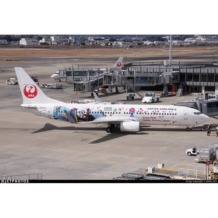 Phoenix 04647 日本航空B737-800 JA342J 大板世博會1:400-淘寶Taobao