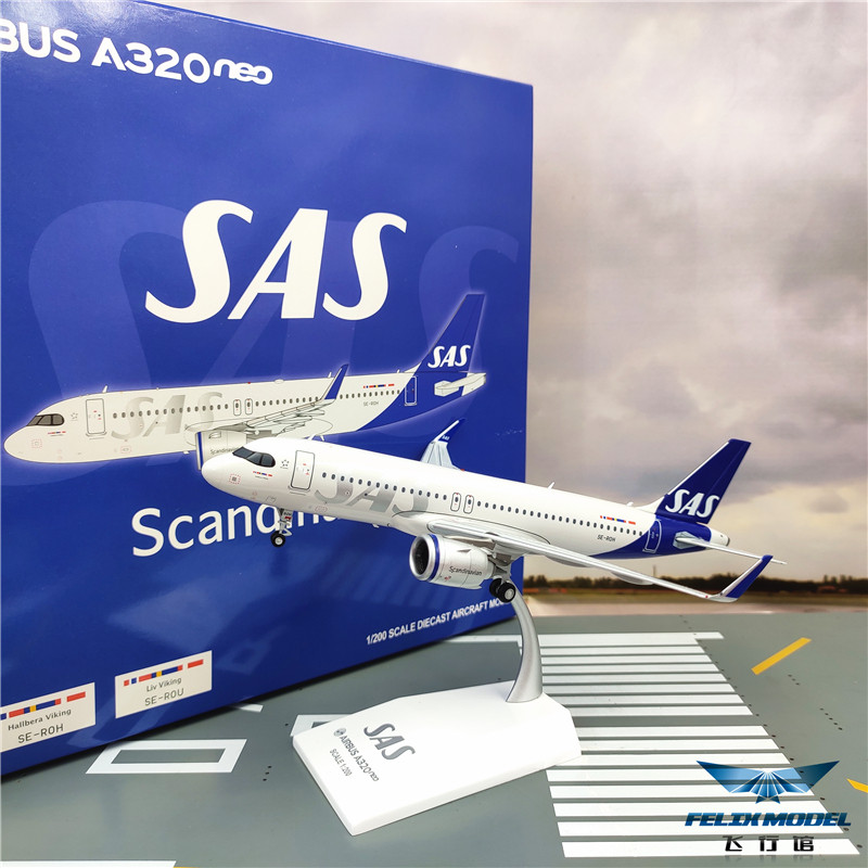 JC Wings XX2368 Nordic Airlines A320NEO SE-ROH 1:200