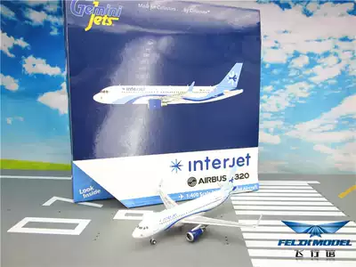 Spot GeminiJets GJAIJ1490 Interjet A320-200 s XA-FUA 1:400