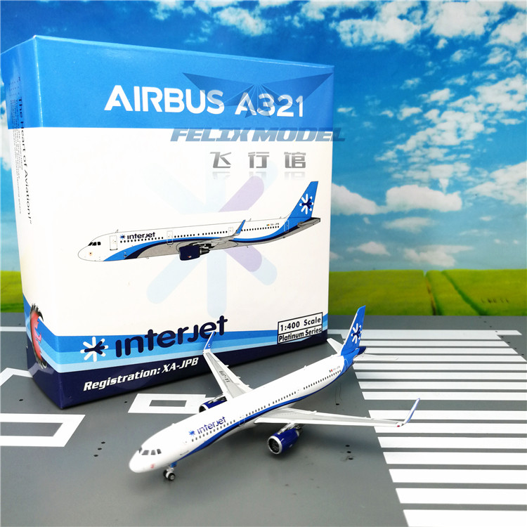 Phoenix 11419 Interjet A321 XA-JPB 1:400 alloy aircraft model