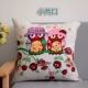 Mua 2 tặng 1 vải cotton ôm gối miễn phí bọc đệm ghế sofa xe hơi đầu giường 3540455055 Bộ chăn gối hình thú