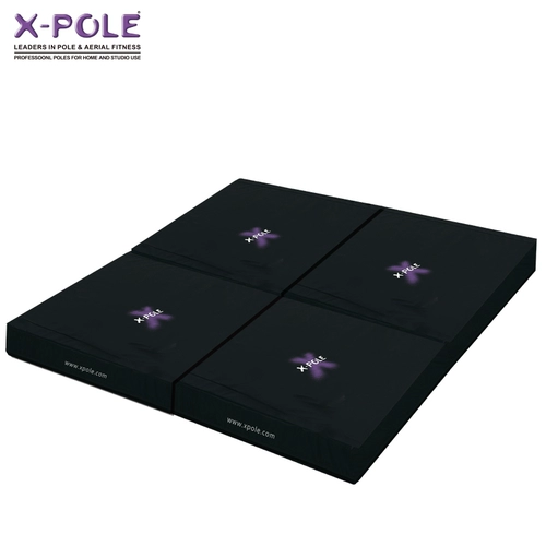 Черный двухэтажный складной гимнастический поролоновый конструктор, увеличенная толщина, 2019