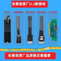 Intel Amphenol U2 U2 to M2 M2 MiniSAS SlimSAS PCIe SSD Adapter Cable