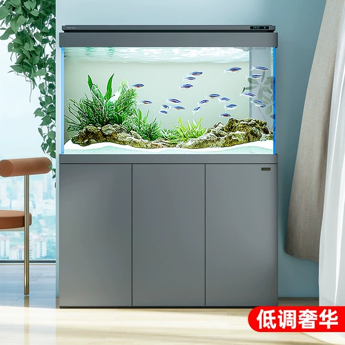 Новый умный простой роскошный аквариум Sensen для гостиной, ультра-белое стекло, большой нижний фильтр, экологический аквариум без замены воды