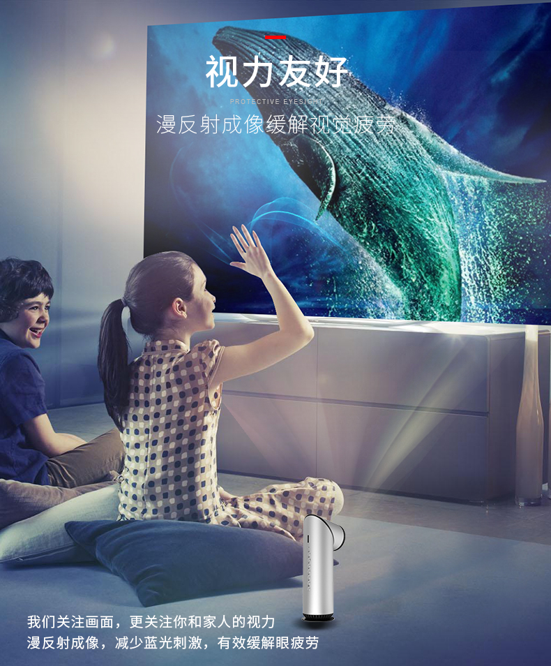 Bosny Q5 HD xách tay wifi mini nhà nhỏ micro máy chiếu 1080p HD không dây điện thoại di động văn phòng máy chiếu không có màn hình TV rạp hát tại nhà