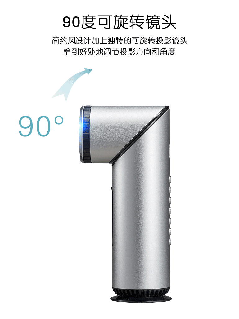 Bosny Q5 HD xách tay wifi mini nhà nhỏ micro máy chiếu 1080p HD không dây điện thoại di động văn phòng máy chiếu không có màn hình TV rạp hát tại nhà