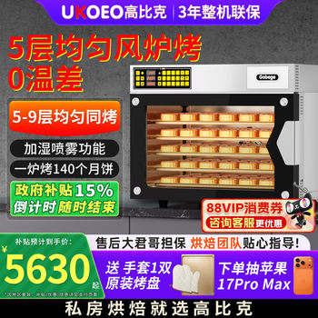 Ukoeo Gaobike T95 Commercial Electric Oven for Home Baking, Fully Automatic Large-Capacity Convection Oven and Steamer
