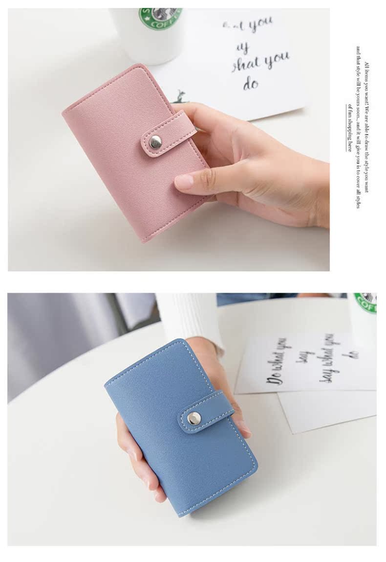 Túi chìa khóa xe hơi nữ đa chức năng Hàn Quốc túi chìa khóa nam dễ thương túi lưu trữ mini ví thẻ gói hai trong một - Trường hợp chính móc chìa khóa đẹp độc lạ