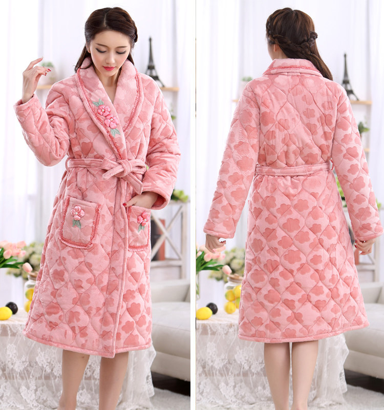 Peignoir jeunesse Quilted robe houmous - Ref 595227 Image 21