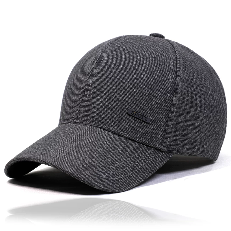 Men's autumn hat, thin baseball cap, for middle age