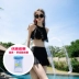 2018 mới Hàn Quốc áo tắm ren đen chia nữ bảo thủ che bụng váy mỏng sinh viên áo tắm spa đồ tắm 2 mảnh Bộ đồ bơi hai mảnh