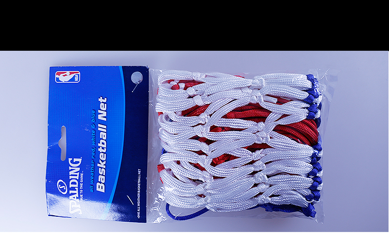 SPALDING Spalding lưới bóng rổ 3 màu tất cả các giỏ thời tiết net mặc lưới bóng rổ 12 khóa chính hãng quả bóng rổ nike giá rẻ