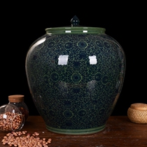 Ceramic Flour Barrel 10 20 20 Jack 50 Mi Vat container Kitchen Mount Oil tank Home Large Number of Hermetic Tank Damp-proof